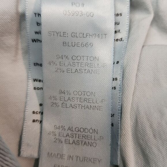 GOOD AMERICAN Good Legs Raw Edge Crop Skinny Jeans In Blue                   418 - Picture 14 of 16